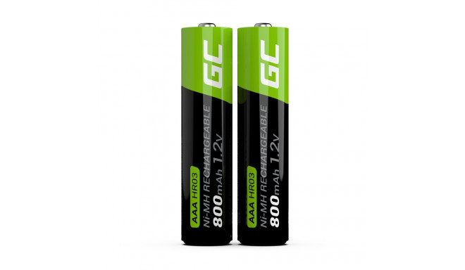 Green Cell 2x Akumulator AAA HR03 800mAh