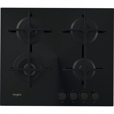 Whirlpool gaasipliidiplaat AKT 627/NB1 integreeritav 59cm 4 põletiga, must