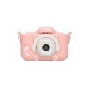 Extralink Kids Camera H27 Dual Pink | Digital Camera | 1080P 30fps, 2.0" display