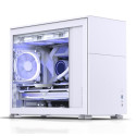 Jonsbo D31 Micro-ATX Case, Tempered Glass - white