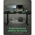 ICY BOX IB-EW122B-TT Ergonomic desk frame