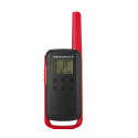 T62 PMR 446 WALKIE TALKIE BLACK-RED