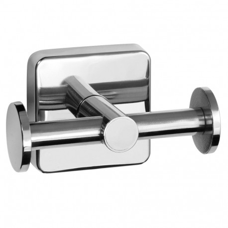 Double towel hook Kapitan QUATTRO 42 22, chrome