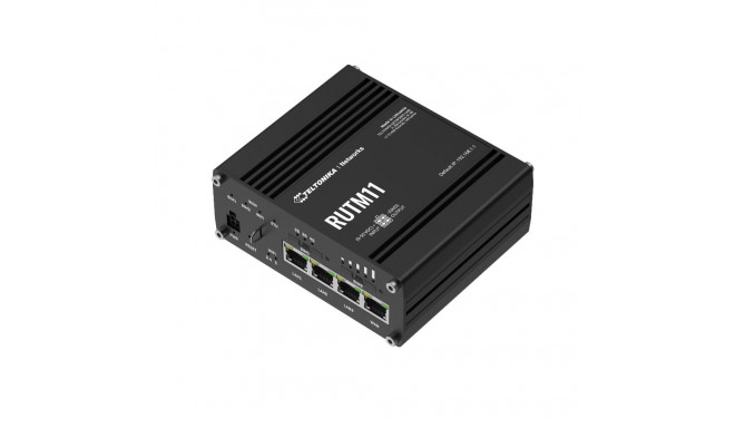 Industrial LTE Wifi Router: 4 x 10/100/1000, Dual SIM, 1 x USB, WI-FI 5, M2M, RMS, VPN, GNSS, 9-50VD