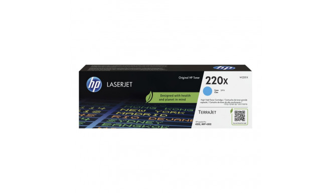 HP 220X Cyan Original LaserJet Toner Cartridge