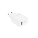 Alcasa PCA-W003W mobile device charger Other, Smartphone, Tablet, Universal White AC Fast charging