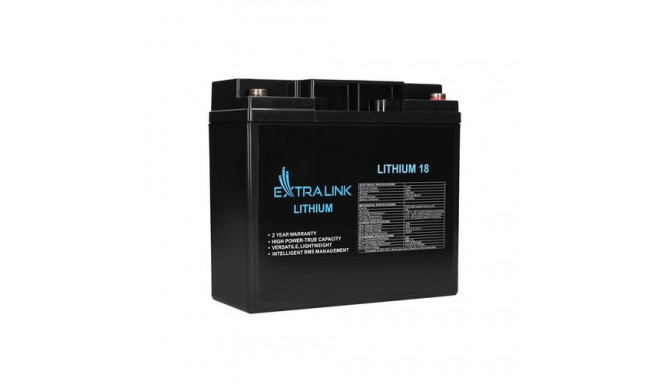 Extralink Accumulator LiFePO4 18AH 12.8V, BMS