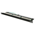 Extralink Patchpanel CAT6 UTP 0.5U 24 port