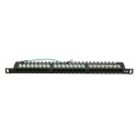 Extralink Patchpanel CAT6 UTP 0.5U 24 port
