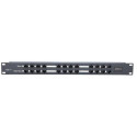 Extralink PoE Injector 12 Port 12x 100Mb/s RJ45, Rackmount