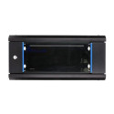 Extralink Rackmount cabinet 4U 600x450 Black wall mounted