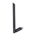 Adapter WiFi with antenna Baseus FastJoy 650Mbps (czarny)