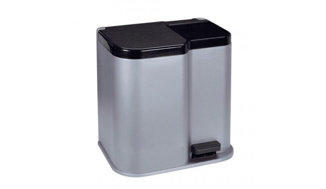 Curver Pedal bin for waste disposal Duo 15+7L silver / dark gray 0804027491