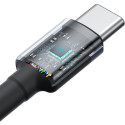 BASEUS cable Type C to Type C PD 5A 100W Cafule 2 pcs 1 m black red and black gray
