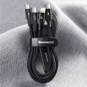 BASEUS cable 3in1 Typ C to Micro USB / Lightning / Type C 20W CAMLT-SC01 1,5 m black
