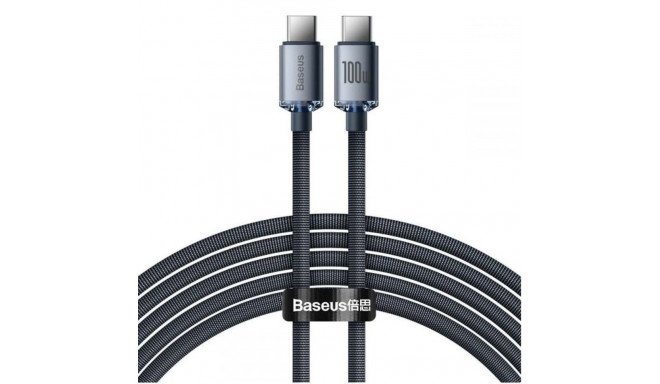 BASEUS cable Type C to Type C PD 100W Crystal Shine CAJY000701 2 m black
