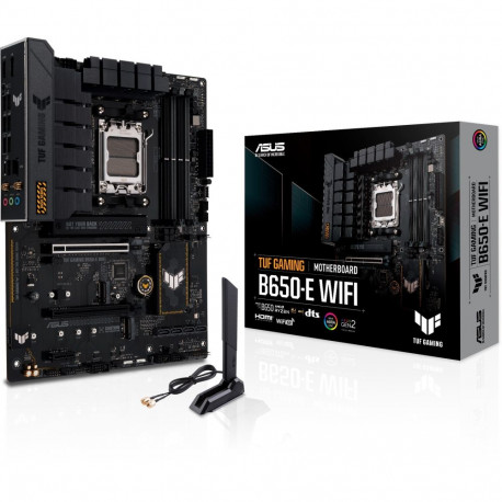 TUF GAMING B650-E WIFI, must, heleoranž