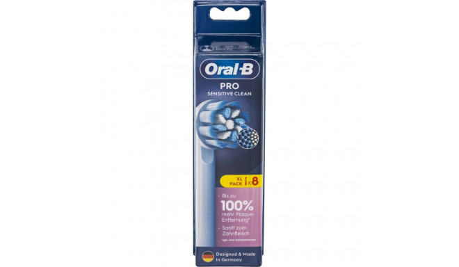 Braun Oral-B Pro Sensitive Clean brush heads pack of 8 (white)