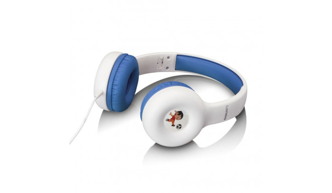 Lenco HP-010, headphones (blue, 3.5 mm jack)