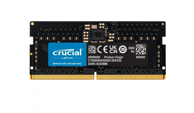 NB MEMORY 8GB DDR5-4800/SO CT8G48C40S5 CRUCIAL