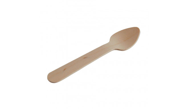 Wooden coffee spoons HUHTAMÄKI 100 pcs in a pack