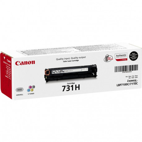 Tooner Canon 731HBk black/must suuremahuline 2400lk@5% LBP-7100cn/LBP-7110cw/MF6680DN, MF8230Cn, MF8