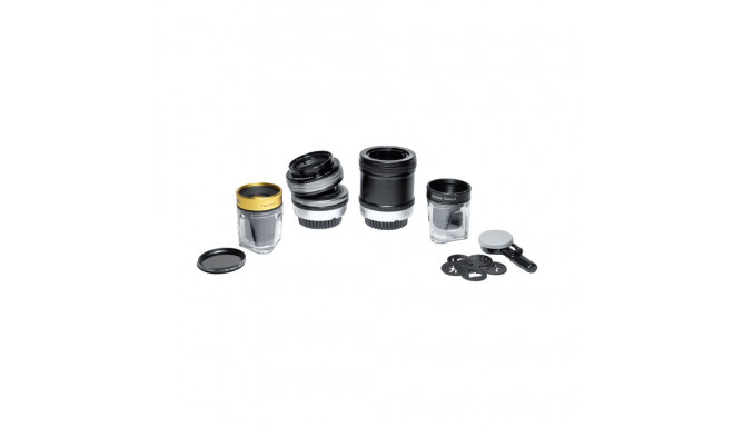 Lensbaby Twist 60 + Double Glass II Optic Swap Kit for Canon RF Mount