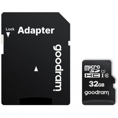 Mälukaart Goodram 32GB MicroSDHC + adapter