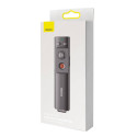 Baseus Orange Dot Multifunctionale remote control for presentation, with a green laser pointer - gra