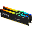 Kingston Fury Beast RGB memory, DDR5, 32 GB, 6000MHz, CL30 (KF560C30BBEAK2-32)