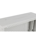 RACK CABINET 19" WALL-MOUNT 4U+3U/540X200 LOW-PROFILE GREY LANBERG (ASSEMBLED)
