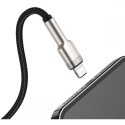 BASEUS cable USB A to Lightning 2,4A Cafule Metal 1 m black