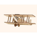 Solar Powered Toy  Biplane Flying Star