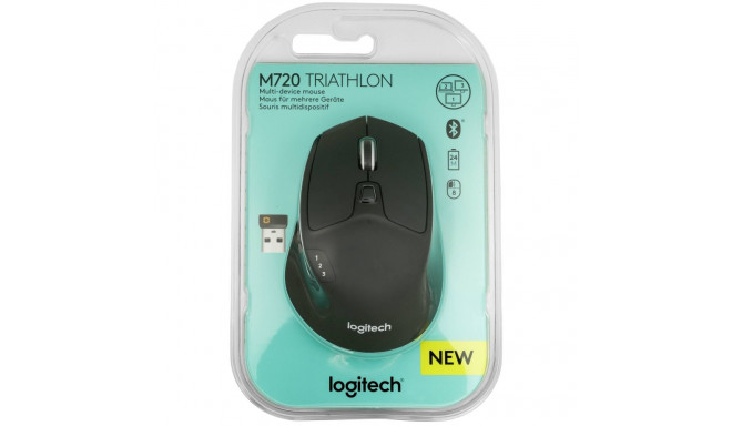 Logitech hiir M720 Triathlon juhtmevaba, must