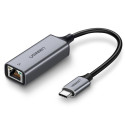 Adapter UGREEN with USB-C - RJ45 connectors   Gigabit Ethernet (grey)