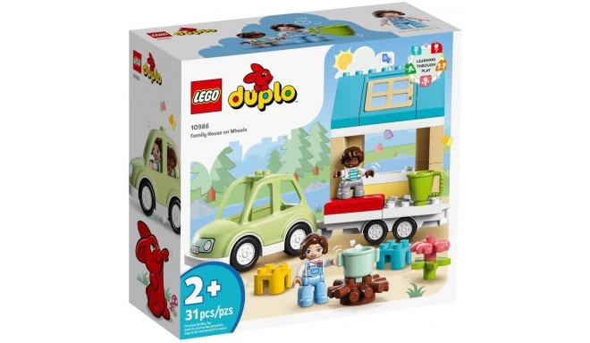 LEGO DUPLO 10986 FAMILY HOUSE ON WHEELS