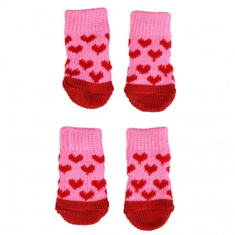 SOKISAHTEL KOERASOKID roosad südametega libisemisvastased 436