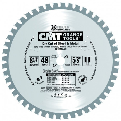DRY CUT BLADE 210X2.2/1.8X30 Z=48 FWF