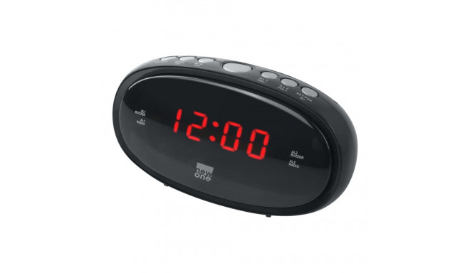 New-One | Clock-radio | CR100 | Alarm function | Black