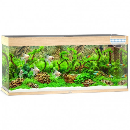 Aquarium Rio LED 240 L šviesios medienos