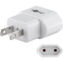 Goobay 45345 power plug adapter Type A Type C (Europlug) White