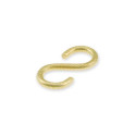 S-HOOKS 4,0X35 RUST BRASS/ 7PCS