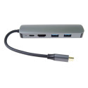 PremiumCord USB-C to HDMI + 2x USB3.2 + PD 100W+ RJ45 10/100/1000Mbps adapter