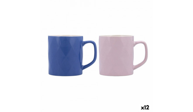 Cup Quid Rhombus Ceramic 330 ml (12 Units)