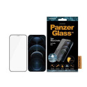 PanzerGlass E2E Super+ Microfracture antibacterial tempered glass for iPhone 12 Pro Max - with black