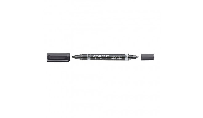 Перманентный маркер Staedtler DUO 348 0,6/1,5mm черный