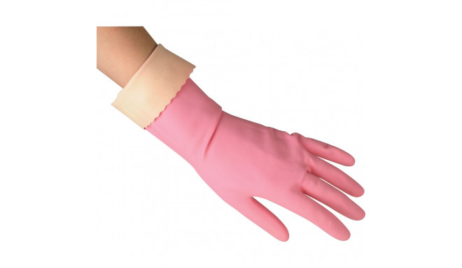 Rubber gloves with cotton lining VILEDA 588 Sensitive M size