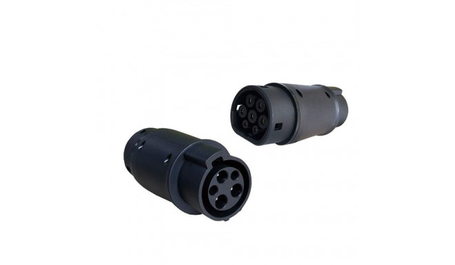 Electric car adapter Duosida Type 2 (Female) - Type 1 (Male)