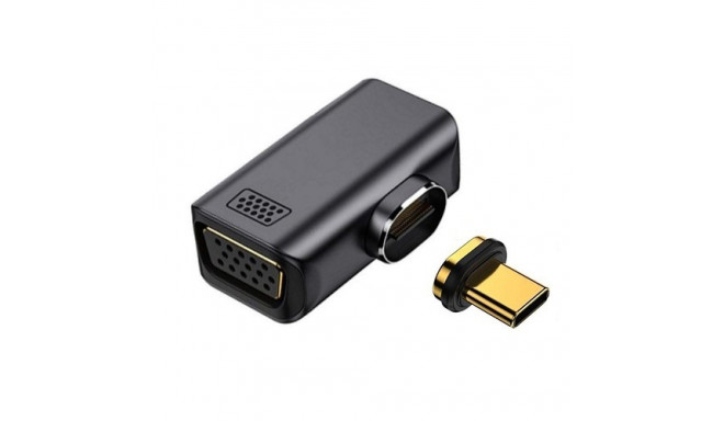 Magnetic adapter USB Type-C - VGA, 1080P, 60Hz