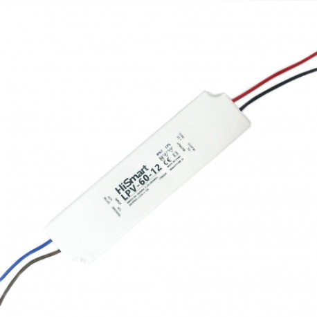 Power supply 12V, 5A, 60W, IP67